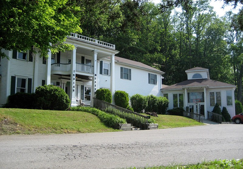 Exterior of the Pocono Indian Museum in East Stroudsburg